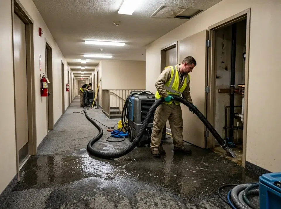 multi-unit-apartment-hallway-f-005 — frequently asked questions, Emergency Burst Pipe Water Extraction & Removal in Osawatom…
